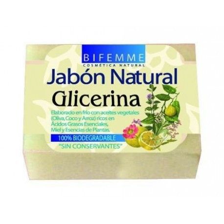 Jabn natural de GLICERINA (100 gr.)